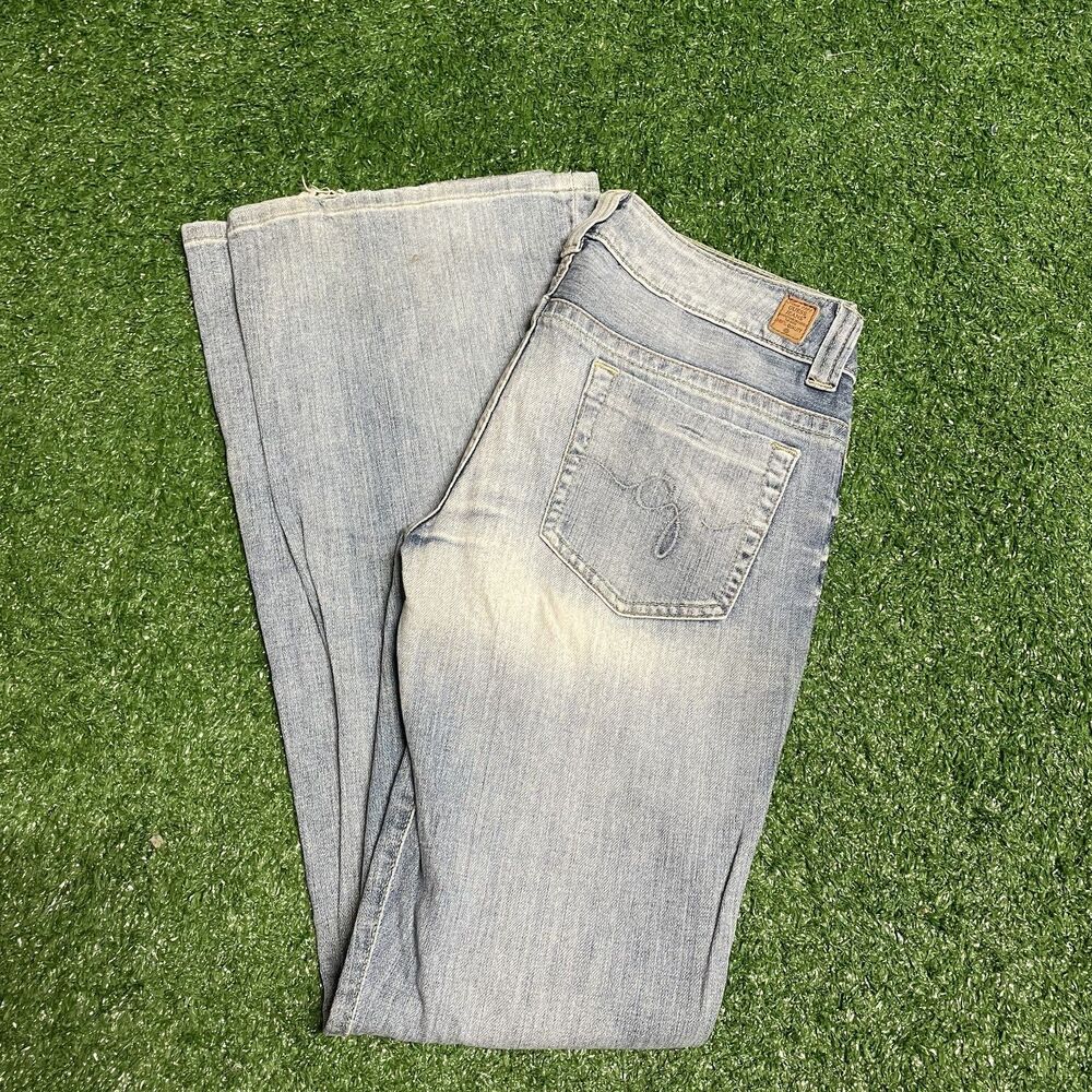 Guess Flared Jeans Women’s 30 Light Wash Vintage Y2K Bootcut Denim